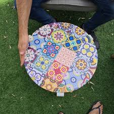Outdoor Tile Stickers Coffee Table Diy