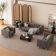 Polyester Living Room Set Cj046aae