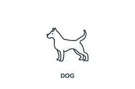 Dog Icon From Home Animals Collection