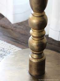 Antique Brass On Wood