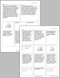 Word Problem Worksheets For 3rd Graders