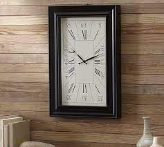 Rectangular Wall Clock Pottery Barn