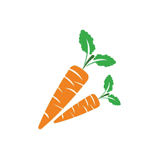 Vegetable Garden Simple Carrot Vector Icon