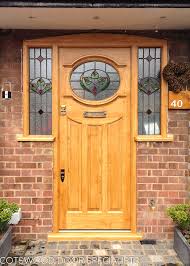 Door With Stained Glass