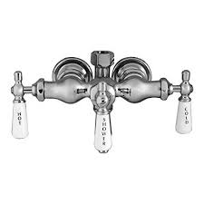Chrome Clawfoot Tub Diverter Faucet