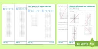 Straight Line Graph And Area Under A