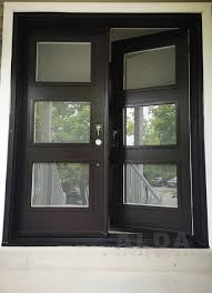Black Double Entry Door With Multiple