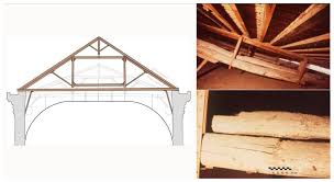 ancient timber beams