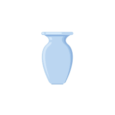 Flower Vase Icon Vector Element Design