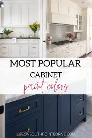 The Most Popular Cabinet Paint Colors