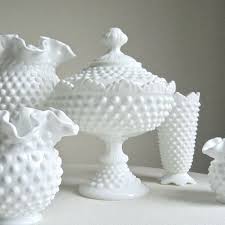 Milk Glass Decor