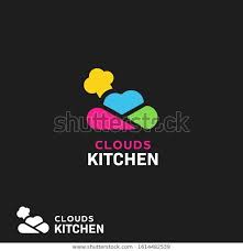 Cloud Kitchen Logo Colorful Cloud Icon