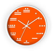 Maya Numerals Wall Clock Chak K An