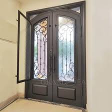 Double Security Entry Front Doors