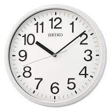 Seiko 12 In White Business Wall Clock
