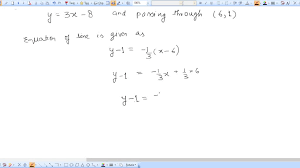 Equation In Slope Intercept Form