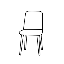 Soft Office Chair Icon Pictogram Side