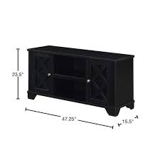 Gateway 47 25 In Black Tv Stand Fits