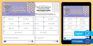 Eighth Grade Multi Step Equation