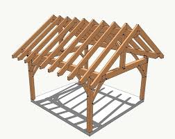 16x16 Timber Frame Plan Timber Frame Hq