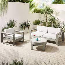 Portside Outdoor Lounge Set Portside Outdoor 75 In Sofa Driftwood Portside Lounge Chair Contract Grade Portside Outdoor Concrete 50 5 In Rectan