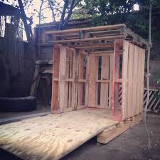 Pallet Playhouse Built By Kids
