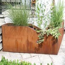 China Corten Steel Planters Stainless