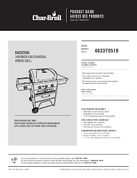 User Manual Char Broil Gas2coal