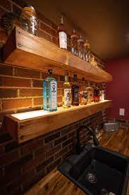 Floating Wall Shelves For Your Home Bar