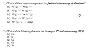 Solved 11 Which Of These Equations