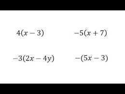 The Distributive Property Variables