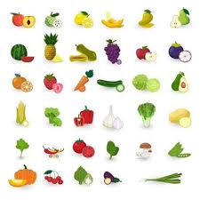 Vegetables Vector Art Icons And