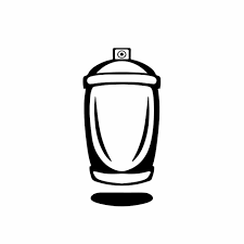 Premium Vector Spray Can Icon Logo