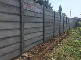 Low Cost Concrete Boundary Wall