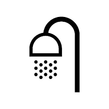 Shower Icon Falling Watering Can Shower