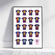 Lionel Messi Football Shirt Print