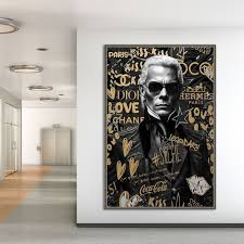 Karl The Fashion Icon Wall Art Unveil