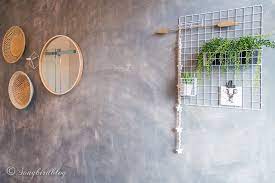 How To Paint A Faux Concrete Wall In