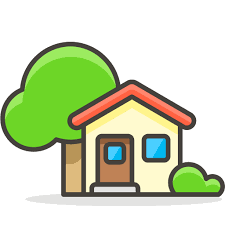 House With Garden Free Icons