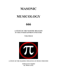 Masonic Ology 666