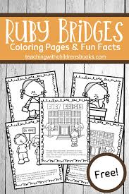 printable ruby bridges coloring page