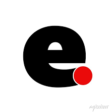 E Company Name Initial Letters Icon