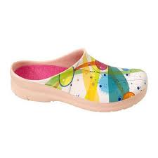 Buy Womens Abstract Picture Clogs