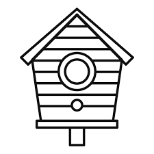 Premium Vector Old Bird House Icon