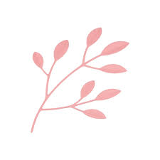 Pink Curved Tree Branch