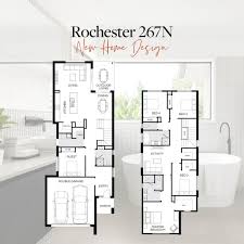 Narrow Block House Designs Family