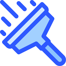 Glass Cleaning Generic Blue Icon