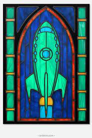 Stained Glass Window Cling