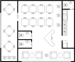 Café Floor Plan Floor Plan Template