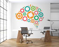 Office Wall Decor Idea Brain Wall